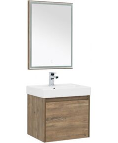 Купить Мебель для ванной Aquanet Nova Lite 60 дуб рустикальный (1 ящик) (254215) по цене 46838 руб., в Санкт-Петебруге в интернет магазине 100-Систем, а также дургие товары AQUANET из раздела Готовые решения для ванной комнаты и Мебель для ванной комнаты