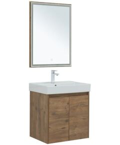 Купить Мебель для ванной Aquanet Nova Lite 60 дуб рустикальный (2 дверцы) (00302534) по цене 38631 руб., в Санкт-Петебруге в интернет магазине 100-Систем, а также дургие товары AQUANET из раздела Готовые решения для ванной комнаты и Мебель для ванной комнаты