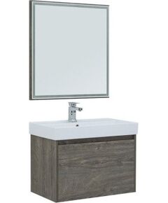 Купить Мебель для ванной Aquanet Nova Lite 75 дуб рошелье (1 ящик) (242295) по цене 56566 руб., в Санкт-Петебруге в интернет магазине 100-Систем, а также дургие товары AQUANET из раздела Готовые решения для ванной комнаты и Мебель для ванной комнаты