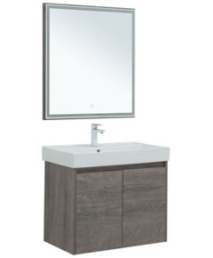 Купить Мебель для ванной Aquanet Nova Lite 75 дуб рошелье (2 дверцы) (00302536) по цене 43308 руб., в Санкт-Петебруге в интернет магазине 100-Систем, а также дургие товары AQUANET из раздела Готовые решения для ванной комнаты и Мебель для ванной комнаты
