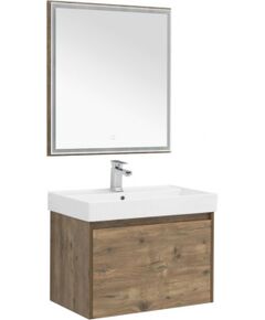 Купить Мебель для ванной Aquanet Nova Lite 75 дуб рустикальный (1 ящик) (254217) по цене 58314 руб., в Санкт-Петебруге в интернет магазине 100-Систем, а также дургие товары AQUANET из раздела Готовые решения для ванной комнаты и Мебель для ванной комнаты