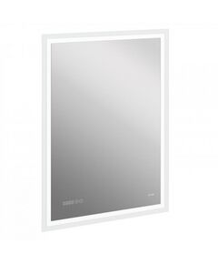 Купить Зеркало LED 080 design pro 60x85 с подсветкой часы с антизапотеванием прямоугольное (kn-lu-led080*60-p-os) по цене 13590 руб., в Санкт-Петебруге в интернет магазине 100-Систем, а также дургие товары CERSANIT из раздела Зеркала и Мебель для ванной комнаты