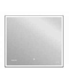 Купить Зеркало LED 011 design 100x80 с подсветкой часы металл. рамка прямоугольное (kn-lu-led011*100-d-os) по цене 15990 руб., в Санкт-Петебруге в интернет магазине 100-Систем, а также дургие товары CERSANIT из раздела Зеркала и Мебель для ванной комнаты
