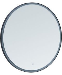 Купить Зеркало Тренд D 900 LED цв. черный (316646) (316646) по цене 27659 руб., в Санкт-Петебруге в интернет магазине 100-Систем, а также дургие товары AQUANET из раздела Зеркала и Мебель для ванной комнаты