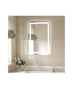 Купить Зеркало Континент Lucia LED 500x700 (злп1239) по цене 8960 руб., в Санкт-Петебруге в интернет магазине 100-Систем, а также дургие товары Континент из раздела Зеркала и Мебель для ванной комнаты