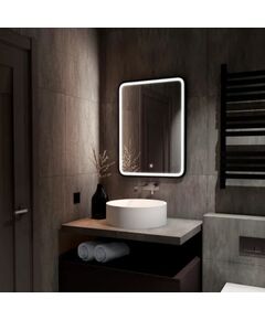 Купить Зеркало Континент Enjoy black LED 600x800 (злп1100) по цене 10360 руб., в Санкт-Петебруге в интернет магазине 100-Систем, а также дургие товары Континент из раздела Зеркала и Мебель для ванной комнаты