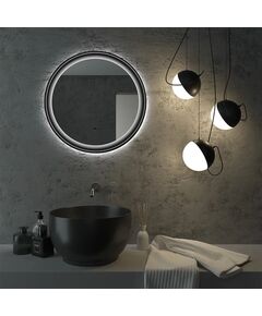 Купить Зеркало Континент  Planet Black LED D 600 (злп623) по цене 12900 руб., в Санкт-Петебруге в интернет магазине 100-Систем, а также дургие товары Континент из раздела Зеркала и Мебель для ванной комнаты