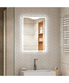 Купить Зеркало Континент Amaze LED 500x700 (злп480) по цене 10100 руб., в Санкт-Петебруге в интернет магазине 100-Систем, а также дургие товары Континент из раздела Зеркала и Мебель для ванной комнаты