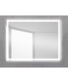 Купить Зеркало BelBagno SPC-GRT 100 с кнопочным выключателем с подсветкой (spc-grt-1000-600-led-btn) по цене 11100 руб., в Санкт-Петебруге в интернет магазине 100-Систем, а также дургие товары BelBagno из раздела Зеркала и Мебель для ванной комнаты