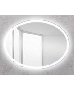 Купить Зеркало BelBagno SPC-VST 75 с кнопочным выключателем с подсветкой (spc-vst-750-900-led-btn) по цене 11600 руб., в Санкт-Петебруге в интернет магазине 100-Систем, а также дургие товары BelBagno из раздела Зеркала и Мебель для ванной комнаты