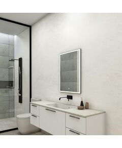 Купить Зеркало Континент Frame silver LED 600х800 (злп891) по цене 12370 руб., в Санкт-Петебруге в интернет магазине 100-Систем, а также дургие товары Континент из раздела Зеркала и Мебель для ванной комнаты
