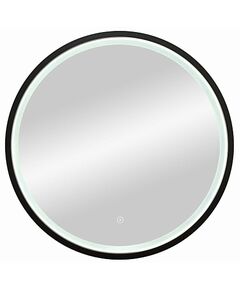 Купить Зеркало с LED подсветкой тон нейтральный, в черной раме и сенсорным управлением. (злп2254) по цене 13010 руб., в Санкт-Петебруге в интернет магазине 100-Систем, а также дургие товары Континент из раздела Зеркала и Мебель для ванной комнаты