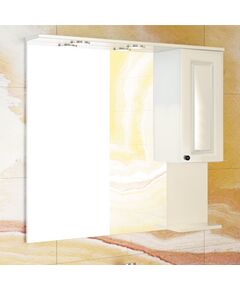 Купить COMFORTY. Зеркало-шкаф "Севилья-85" слоновая кость (00003132625) по цене 19580 руб., в Санкт-Петебруге в интернет магазине 100-Систем, а также дургие товары COMFORTY из раздела Зеркальные шкафы для ванной и Мебель для ванной комнаты