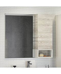 Купить Comforty. Зеркало-шкаф "Прага-90" дуб белый (00004136263cf) по цене 11770 руб., в Санкт-Петебруге в интернет магазине 100-Систем, а также дургие товары COMFORTY из раздела Зеркальные шкафы для ванной и Мебель для ванной комнаты