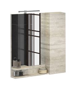 Купить COMFORTY. Зеркало-шкаф "Верона-90" дуб белый (00004136714) по цене 12980 руб., в Санкт-Петебруге в интернет магазине 100-Систем, а также дургие товары COMFORTY из раздела Зеркальные шкафы для ванной и Мебель для ванной комнаты