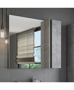 Купить COMFORTY. Зеркало-шкаф "Эдинбург-90" бетон светлый (00004147981) по цене 14190 руб., в Санкт-Петебруге в интернет магазине 100-Систем, а также дургие товары COMFORTY из раздела Зеркальные шкафы для ванной и Мебель для ванной комнаты