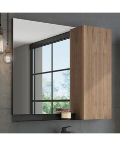 Купить COMFORTY. Зеркало-шкаф "Кёльн-90" дуб темный (00004147987) по цене 13970 руб., в Санкт-Петебруге в интернет магазине 100-Систем, а также дургие товары COMFORTY из раздела Зеркальные шкафы для ванной и Мебель для ванной комнаты