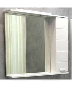 Купить Зеркало-шкаф Comforty Модена 90М белый (00-00001641cf) по цене 17160 руб., в Санкт-Петебруге в интернет магазине 100-Систем, а также дургие товары COMFORTY из раздела Зеркальные шкафы для ванной и Мебель для ванной комнаты