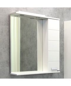 Купить COMFORTY. Зеркало-шкаф "Модена М-75" белый матовый (00-00001640) по цене 15950 руб., в Санкт-Петебруге в интернет магазине 100-Систем, а также дургие товары COMFORTY из раздела Зеркальные шкафы для ванной и Мебель для ванной комнаты