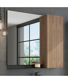 Купить Зеркало-шкаф Comforty Кёльн-90 дуб темный (00004147987cf) по цене 13970 руб., в Санкт-Петебруге в интернет магазине 100-Систем, а также дургие товары COMFORTY из раздела Зеркальные шкафы для ванной и Мебель для ванной комнаты