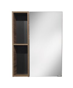 Купить Comforty. Зеркало-шкаф Штутгарт-60 дуб тёмно-коричневый (00004151036cf) по цене 11660 руб., в Санкт-Петебруге в интернет магазине 100-Систем, а также дургие товары COMFORTY из раздела Зеркальные шкафы для ванной и Мебель для ванной комнаты