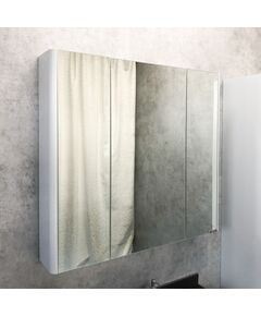 Купить Comforty. Зеркало-шкаф "Сорренто-90" светло-серый (00-00001968cf) по цене 22330 руб., в Санкт-Петебруге в интернет магазине 100-Систем, а также дургие товары COMFORTY из раздела Зеркальные шкафы для ванной и Мебель для ванной комнаты