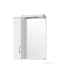 Купить Зеркальный шкаф AQUATON Онда левый белый 1A009802ON01L (1a009802on01l) по цене 9511.5 руб., в Санкт-Петебруге в интернет магазине 100-Систем, а также дургие товары AQUATON из раздела Зеркальные шкафы для ванной и Мебель для ванной комнаты