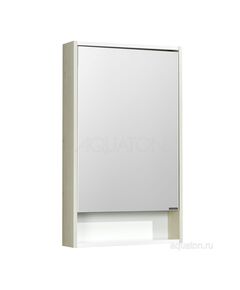 Купить Зеркальный шкаф AQUATON Рико 50 белый, ясень фабрик 1A212302RIB90 (1a212302rib90) по цене 7216.5 руб., в Санкт-Петебруге в интернет магазине 100-Систем, а также дургие товары AQUATON из раздела Зеркальные шкафы для ванной и Мебель для ванной комнаты