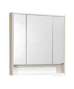 Купить Зеркальный шкаф AQUATON Рико 80 белый, ясень фабрик 1A215302RIB90 (1a215302rib90) по цене 11296.5 руб., в Санкт-Петебруге в интернет магазине 100-Систем, а также дургие товары AQUATON из раздела Зеркальные шкафы для ванной и Мебель для ванной комнаты