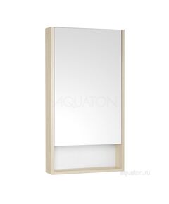 Купить Зеркальный шкаф AQUATON Сканди 45 белый, дуб верона 1A252002SDB20 (1a252002sdb20) по цене 5805 руб., в Санкт-Петебруге в интернет магазине 100-Систем, а также дургие товары AQUATON из раздела Зеркальные шкафы для ванной и Мебель для ванной комнаты