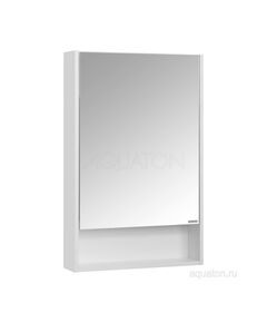 Купить Зеркальный шкаф AQUATON Сканди 55 белый 1A252102SD010 (1a252102sd010) по цене 6292.5 руб., в Санкт-Петебруге в интернет магазине 100-Систем, а также дургие товары AQUATON из раздела Зеркальные шкафы для ванной и Мебель для ванной комнаты