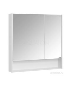 Купить Зеркальный шкаф AQUATON Сканди 90 белый 1A252302SD010 (1a252302sd010) по цене 8767.5 руб., в Санкт-Петебруге в интернет магазине 100-Систем, а также дургие товары AQUATON из раздела Зеркальные шкафы для ванной и Мебель для ванной комнаты