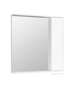 Купить Зеркальный шкаф AQUATON Стоун 80 белый 1A228302SX010 (1a228302sx010) по цене 12656.5 руб., в Санкт-Петебруге в интернет магазине 100-Систем, а также дургие товары AQUATON из раздела Зеркальные шкафы для ванной и Мебель для ванной комнаты