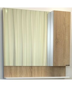 Купить Comforty. Зеркало-шкаф "Рига-80" дуб сонома (00004139024cf) по цене 9790 руб., в Санкт-Петебруге в интернет магазине 100-Систем, а также дургие товары COMFORTY из раздела Зеркальные шкафы для ванной и Мебель для ванной комнаты