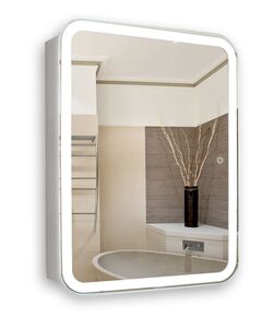 Купить Зеркало-шкаф Azario Фиджи 60х16х80 (led-00002472) по цене 17705 руб., в Санкт-Петебруге в интернет магазине 100-Систем, а также дургие товары Azario из раздела Зеркальные шкафы для ванной и Мебель для ванной комнаты