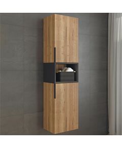 Купить COMFORTY. Шкаф-колонна  "Штутгарт-40" дуб тёмно-коричневый (00004151544) по цене 22880 руб., в Санкт-Петебруге в интернет магазине 100-Систем, а также дургие товары COMFORTY из раздела Пеналы и Пеналы, комоды, шкафы