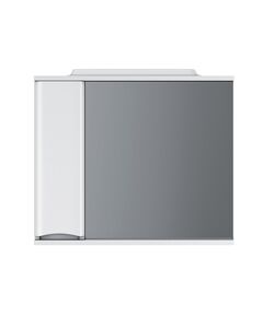 Купить Зеркало со шкафом AM.PM Like 80 L M80MPL0801WG с подсветкой Белый (m80mpl0801wg) по цене 20790 руб., в Санкт-Петебруге в интернет магазине 100-Систем, а также дургие товары AM.PM из раздела Зеркальные шкафы для ванной и Мебель для ванной комнаты