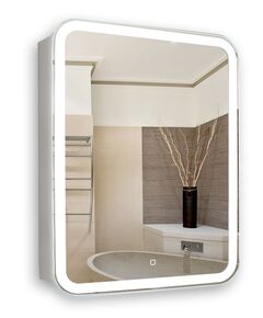 Купить Зеркало-шкаф Azario Фиджи 60х15х75 (led-00002364) по цене 17547 руб., в Санкт-Петебруге в интернет магазине 100-Систем, а также дургие товары Azario из раздела Зеркальные шкафы для ванной и Мебель для ванной комнаты