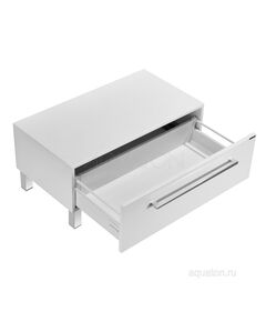 Купить Комод AQUATON Мадрид 80 с ящиком белый 1A131903MA010 (1a131903ma010) по цене 22237.7 руб., в Санкт-Петебруге в интернет магазине 100-Систем, а также дургие товары AQUATON из раздела Комоды и Пеналы, комоды, шкафы
