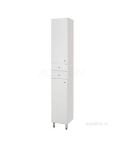 Купить Шкаф - колонна AQUATON Минима М левая белый 1A132203MN01L (1a132203mn01l) по цене 18838.7 руб., в Санкт-Петебруге в интернет магазине 100-Систем, а также дургие товары AQUATON из раздела Пеналы и Пеналы, комоды, шкафы