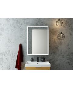 Купить Зеркало-шкаф Континент MIRROR BOX 600х800 черный (мвк053) по цене 19940 руб., в Санкт-Петебруге в интернет магазине 100-Систем, а также дургие товары Континент из раздела Зеркальные шкафы для ванной и Мебель для ванной комнаты