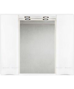 Купить Зеркало-шкаф 100 см BelBagno MARINO-SPC-1000/750-2A-BL-P (marino-spc-1000/750-2a-bl-p) по цене 23100 руб., в Санкт-Петебруге в интернет магазине 100-Систем, а также дургие товары BelBagno из раздела Зеркальные шкафы для ванной и Мебель для ванной комнаты