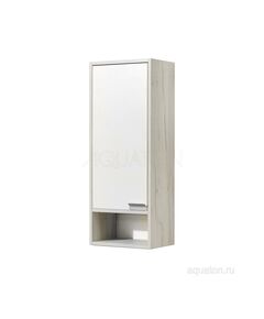 Купить Шкаф - колонна AQUATON Флай 1-створчатый белый, дуб крафт левый 1A237903FAX1L (1a237903fax1l) по цене 5601.5 руб., в Санкт-Петебруге в интернет магазине 100-Систем, а также дургие товары AQUATON из раздела Шкафы и Пеналы, комоды, шкафы