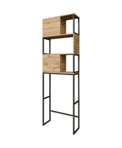 Купить 1MARKA Шкаф Grunge Loft 200*66 Дуб вотан (ц0000005249) по цене 19663 руб., в Санкт-Петебруге в интернет магазине 100-Систем, а также дургие товары 1MARKA из раздела Деревянные полки и Полки для ванной комнаты