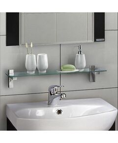 Купить Полка Aquaton Ария 80 стеклянная 1A144603AA010 (1a144603aa010) по цене 1691.5 руб., в Санкт-Петебруге в интернет магазине 100-Систем, а также дургие товары AQUATON из раздела Стеклянные полки и Полки для ванной комнаты