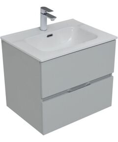 Купить Тумба под раковину Aquanet Алвита New 60 2 ящика, серый (00277512) по цене 28563 руб., в Санкт-Петебруге в интернет магазине 100-Систем, а также дургие товары AQUANET из раздела Тумбы под раковину и Мебель для ванной комнаты