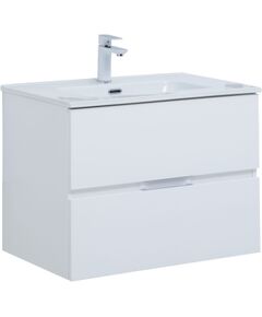 Купить Тумба под раковину Aquanet Алвита New 70 2 ящика, белый матовый (00303909) по цене 24142 руб., в Санкт-Петебруге в интернет магазине 100-Систем, а также дургие товары AQUANET из раздела Тумбы под раковину и Мебель для ванной комнаты