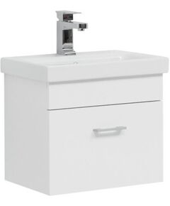 Купить Тумба под раковину Aquanet Нота 50 (Moduo Slim) белый (00246955) по цене 17015 руб., в Санкт-Петебруге в интернет магазине 100-Систем, а также дургие товары AQUANET из раздела Тумбы под раковину и Мебель для ванной комнаты