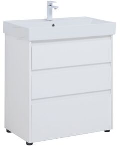Купить Тумба под раковину Aquanet Nova Lite 75 белый глянец (3 ящика) (00302472) по цене 25328 руб., в Санкт-Петебруге в интернет магазине 100-Систем, а также дургие товары AQUANET из раздела Тумбы под раковину и Мебель для ванной комнаты