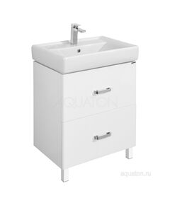 Купить Тумба под раковину AQUATON Америна 60 Н белый 1A169201AM010 (1a169201am010) по цене 16141.5 руб., в Санкт-Петебруге в интернет магазине 100-Систем, а также дургие товары AQUATON из раздела Тумбы под раковину и Мебель для ванной комнаты